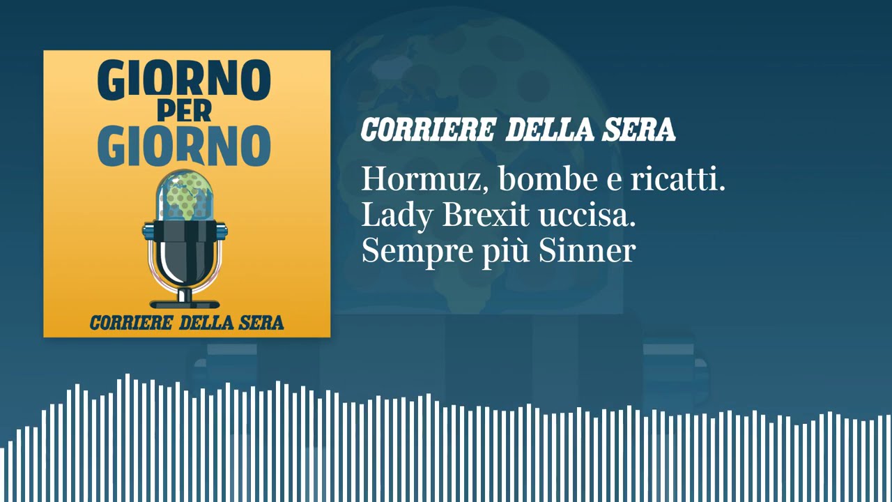 Hormuz, bombe e ricatti. Lady Brexit uccisa. Sempre più Sinner | GxG del 14 luglio 2026