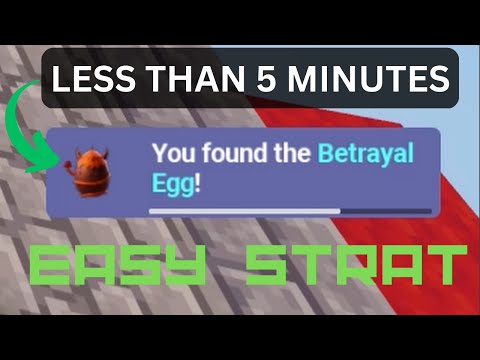 How to get betrayal egg easily! (IN LESS THAN 5 MIN) || Roblox Bedwars ||