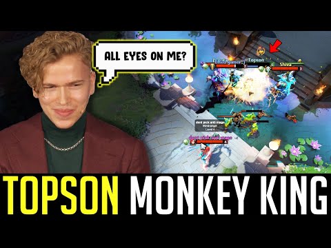 TOPSON Making Enemies RESPECT his Signature Hero MONKEY KING DOTA 2