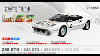 OutRun 2 Special Tours: Ferrari 288 GTO (Speed King)