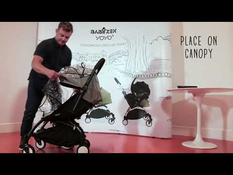 BABYZEN - How to attach the 6M+ rain cover