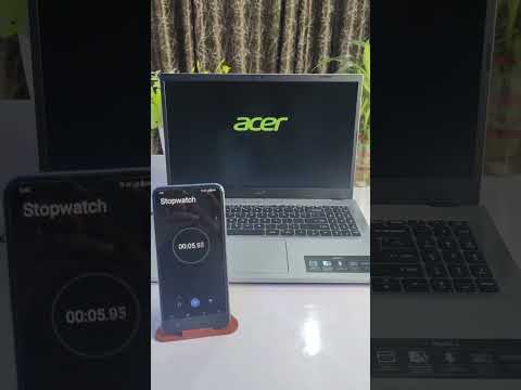 Booting Time Of Acer Aspire 3 A315 24p ! Ryzen 3 7320u