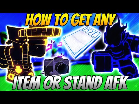 HOW TO GET ANY STAND OR ITEM IN STANDS AWAKENING AFK!