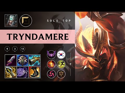 Tryndamere Top vs Shen - KR Master Patch 25.24