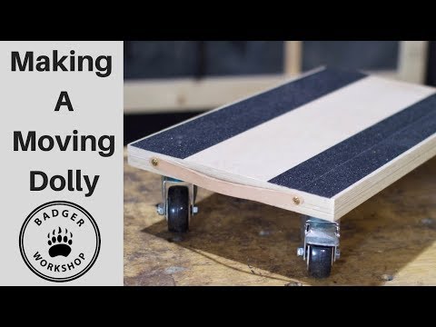 Part of a video titled Making A Moving Dolly - YouTube