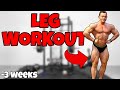IL MIO ALLENAMENTO GAMBE IN PREPARAZIONE PER LA GARA | Leg Workout