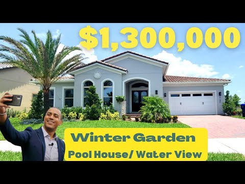 Inside $1.3M New Luxury Winter Garden | Florida | Infinity Pool | Water Front | 9145 Morgana Ct