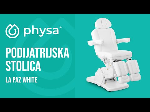 videozapis - Podijatrijska stolica - električna - 300 W - 175 kg - Bijela