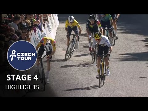 Czech Tour 2025 - Stage 4 Highlights - Stunning finish with Cian Uijtdebroeks, Junior Lecerf...