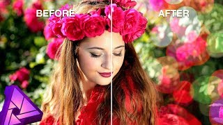 어피니티포토 사진에 보케(bokeh) 넣기