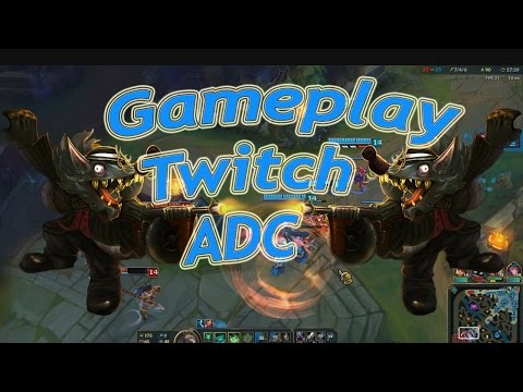 Gameplay Twitch adc season 6 patch 6.14 || Twitch vs Draven