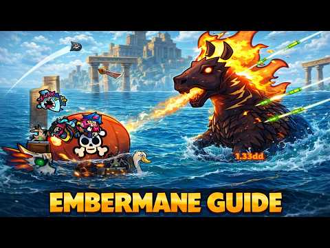EMBERMANE MAX DAMAGE GUIDE! 🐎🔥 Best Ship & Heroes | Bounty Bash LNY