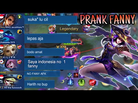 Prank fanny darat jadi top 1 indonesia 😂 #fanny #mlbb #darat