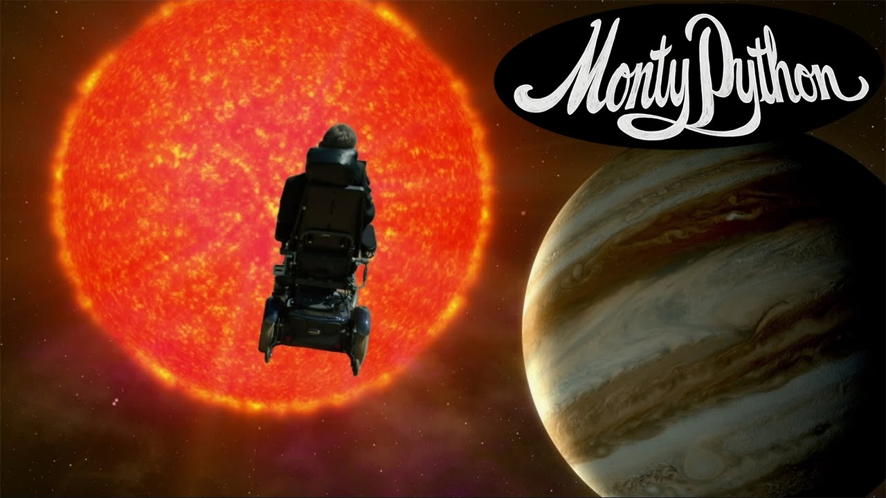 Stephen Hawking Sings Monty Pythonâ€¦ Galaxy Song (Music Video) - YouTube