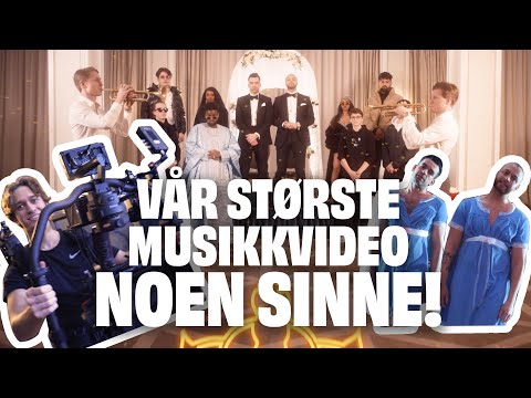 VÅR STØRSTE MUSIKKVIDEO NOEN SINNE 🎥😱 (English subtitles)