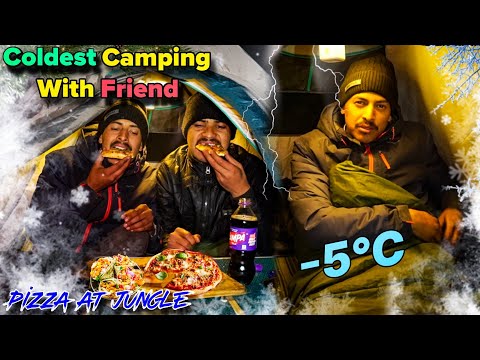 Coldest Weather Camping With Friend In Forest| Camping In India | Unknown Dreamer 