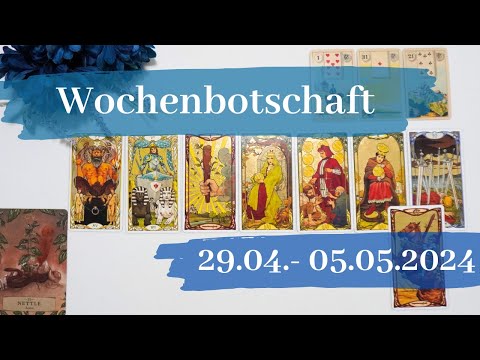 ⚡️🔮Die Dinge kommen endlich in Bewegung!✨ WOCHENBOTSCHAFT 29.04- 05.05.2024⚡️✨Orakel Tarot Lenormand