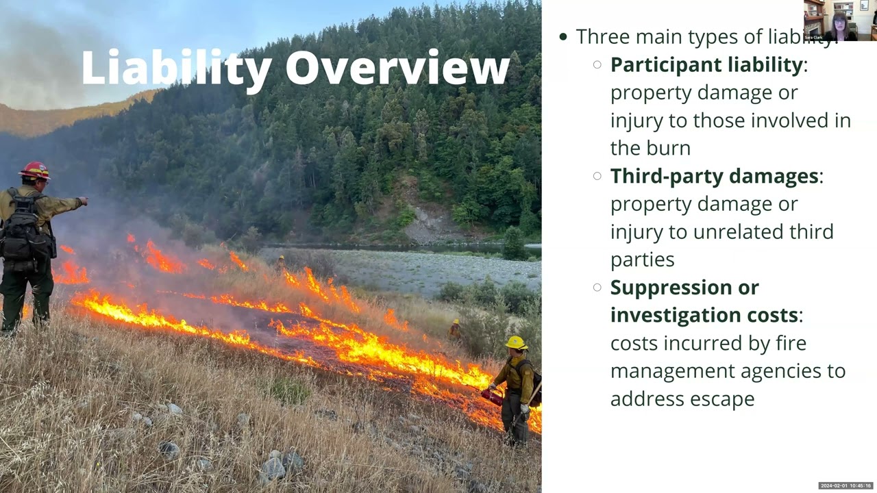 Overview of Prescribed Fire Liability in State Law