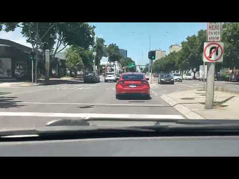 Heidelberg to Docklands driving hyperlapse 