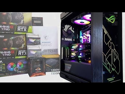 $10 000 AMD Ryzen 3970X | MSI RTX 2080 Ti SLI | PC Build | Test and Benchmark