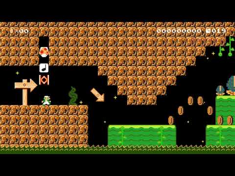 20seconds : Night forest by Ice Dosu - Super Mario Maker 2 - No Commentary 1bz