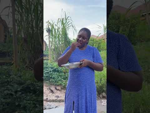 Cooking delicious native fowl afang soup for my family
