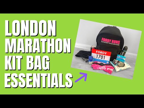 London Marathon Race Bag Essentials - What To Pack!