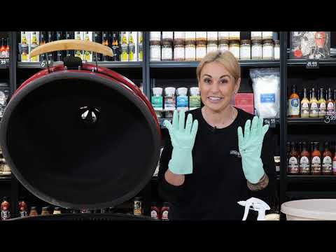 Kepsninė KAMADO BONO GRANDE 59cm su 6 priedais raudona video
