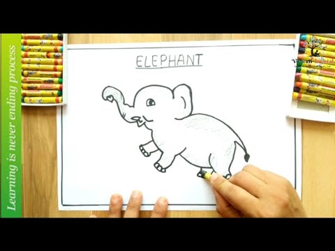 How to draw animals | easy step by step drawing for children| Kids drawing |