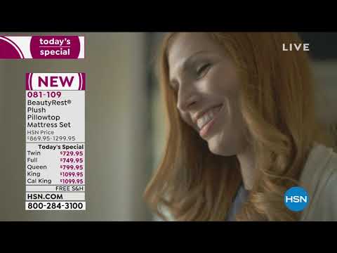 Beautyrest Plush Pillowtop Twin Mattress Set