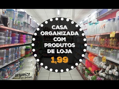 Organize a sua casa com produtos de lojas 1,99 bem úteis!