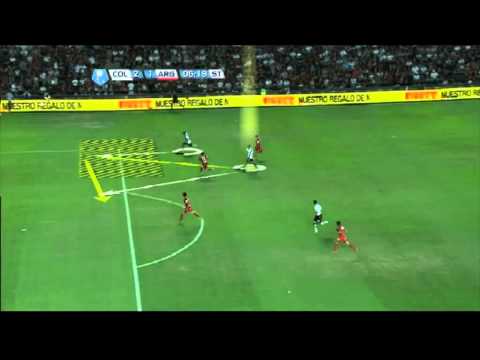 Jugada destacada. Colón 3 Argentinos 1. Torneo Inicial 2012. Fecha 18. Fútbol Para Todos.