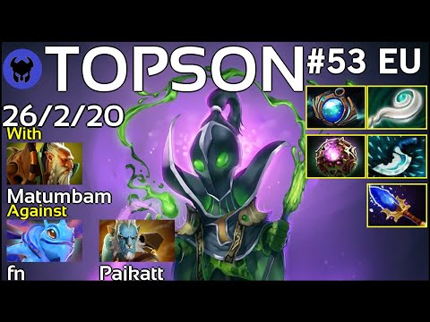 TOPSON [OG] plays Rubick!!! Dota 2 7.20