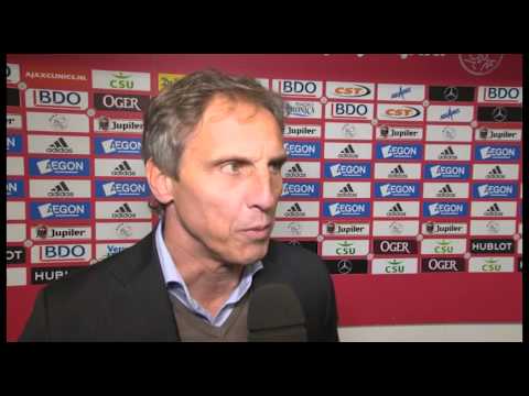 Reactie Anton Janssen na afloop van Ajax - N.E.C.