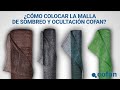 Malla de sombreo para exterior | Reduce la radiación aportando protección en jardín y terraza | Colores: verde claro y oscuro