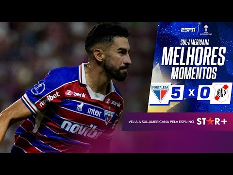 Gols e lances de Fortaleza x Nacional Potosi