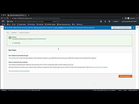 4 Launch the EC2 instance
