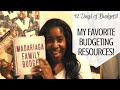My Favorite Budgeting Tools & Resources || 12 Days of Budgets 2018