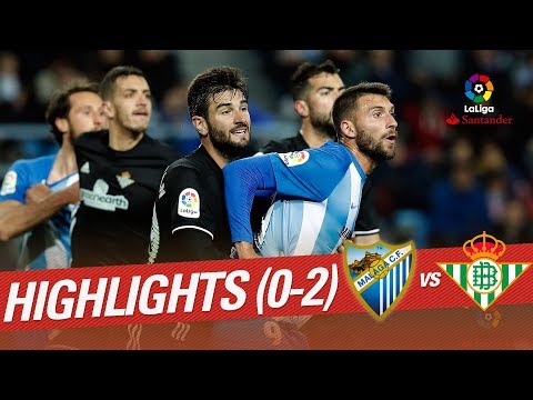 Highlights Málaga CF vs Real Betis (0-2)
