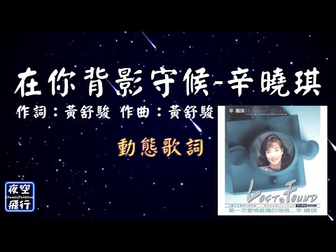 辛曉琪-在你背影守候 [動態歌詞] Lyrics 作詞：黃舒駿   作曲：黃舒駿