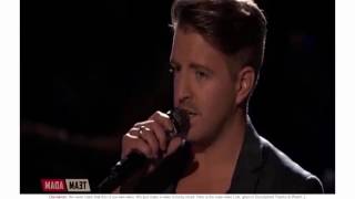 One Minute For The Voice 2016 Billy Gilman - Live Playoffs: &quot;Crying&quot; - Funny Voice!