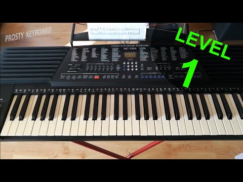 Nauka gry na keyboardzie - proste piosenki