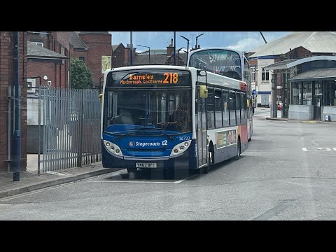 218 Stagecoach Bus - Rotherham to Manvers Station Road (Full Ride)