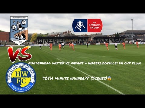 "THE MAGIC OF THE FA CUP" MAIDENHEAD UNITED VS HAVANT & WATERLOOVILLE! FA CUP 4th QUALIFYING ROUND!
