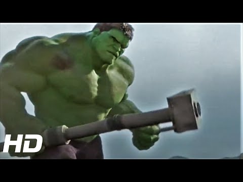 Hulk: Hulk smashes military tanks