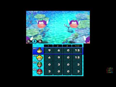Mario Party Island Tour - Minigame - Cheep Diamonds / Cheepers Keepers