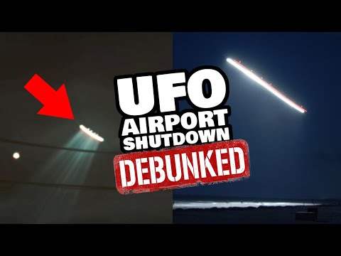 UFO Shuts Down Airport in China - Footage Explained and Debunked (Hangzhou Xiaoshan Airport)