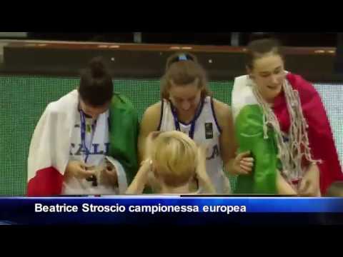 Beatrice Stroscio, da Patti a campionessa europea con la nazionale U18