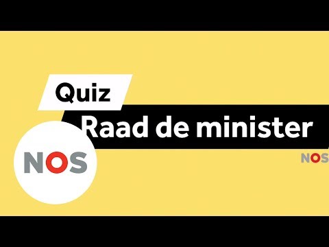 QUIZ: Ken jij alle namen van de ministers in het nieuwe kabinet?