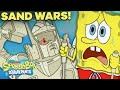 SpongeBob And Patrick Start A Sand Castle War Full Scene SpongeBob